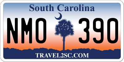 SC license plate NMO390