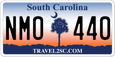 SC license plate NMO440