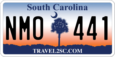 SC license plate NMO441