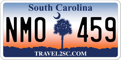 SC license plate NMO459