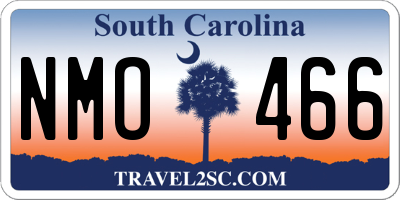 SC license plate NMO466