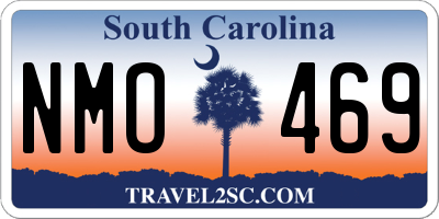 SC license plate NMO469