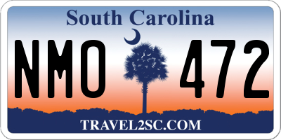 SC license plate NMO472