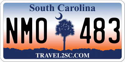 SC license plate NMO483