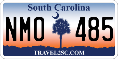 SC license plate NMO485