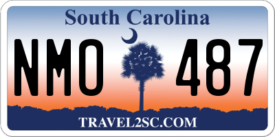 SC license plate NMO487