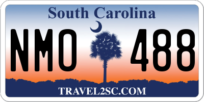 SC license plate NMO488
