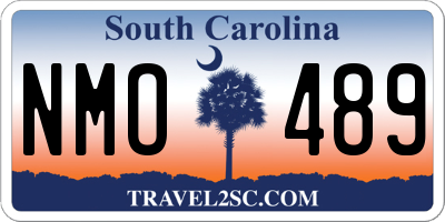 SC license plate NMO489