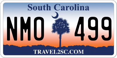 SC license plate NMO499