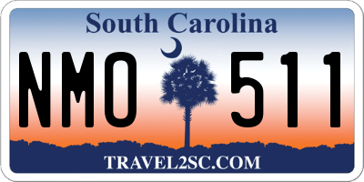 SC license plate NMO511