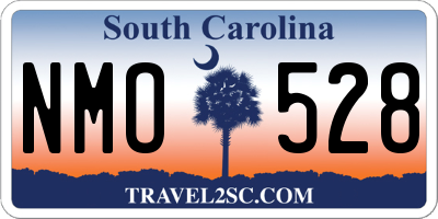 SC license plate NMO528