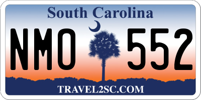 SC license plate NMO552