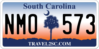 SC license plate NMO573
