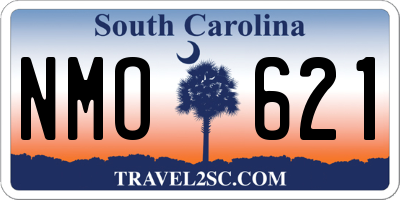 SC license plate NMO621