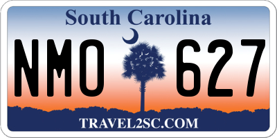 SC license plate NMO627