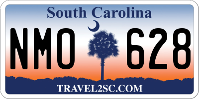 SC license plate NMO628