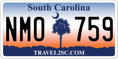 SC license plate NMO759