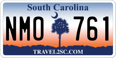 SC license plate NMO761