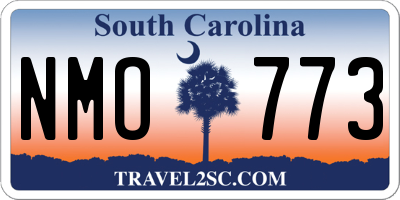 SC license plate NMO773
