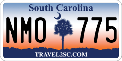 SC license plate NMO775