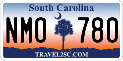 SC license plate NMO780