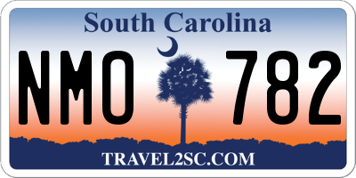 SC license plate NMO782