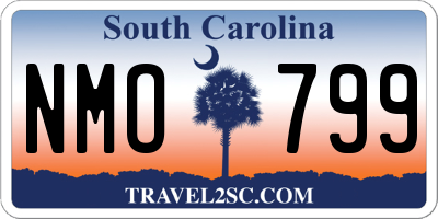 SC license plate NMO799