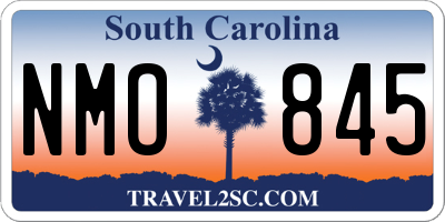SC license plate NMO845
