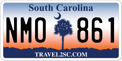 SC license plate NMO861
