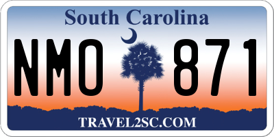 SC license plate NMO871