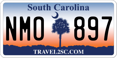 SC license plate NMO897