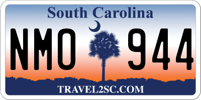 SC license plate NMO944