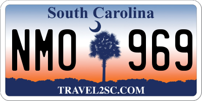 SC license plate NMO969