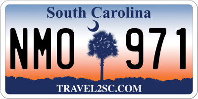SC license plate NMO971