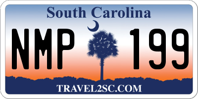 SC license plate NMP199