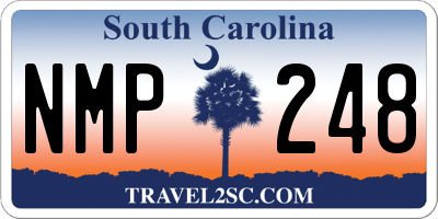 SC license plate NMP248