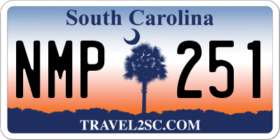 SC license plate NMP251