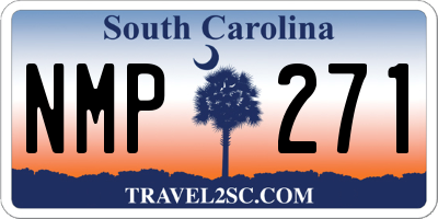 SC license plate NMP271