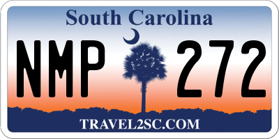 SC license plate NMP272
