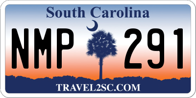SC license plate NMP291