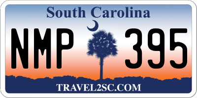 SC license plate NMP395