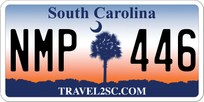 SC license plate NMP446
