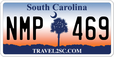 SC license plate NMP469