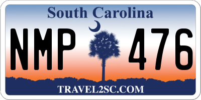 SC license plate NMP476