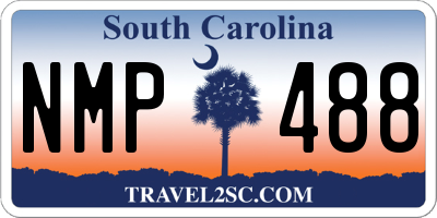 SC license plate NMP488