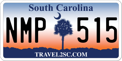 SC license plate NMP515