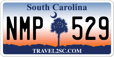 SC license plate NMP529
