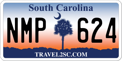 SC license plate NMP624