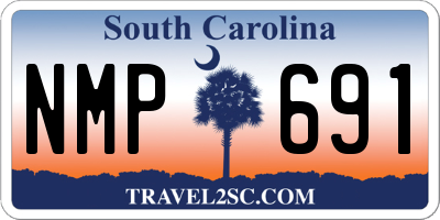 SC license plate NMP691
