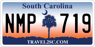 SC license plate NMP719
